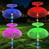 XRR Luci solari da giardino, confezione da 4 pezzi con meduse solari che cambiano colore ornamenti a forma di fiore impermeabili luci solari decorazione per giardino, prato, cortile, passerella