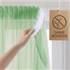 Jilron Tende a Rullo, Semitrasparenti con Strisce Verticali, Oscuranti e Filtranti la Luce - Montaggio Rapido Senza Forare, Ideale per Affittuari e Camper (Salvia Verde-L105 x P69 cm) Confezione da 1