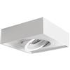 Kanlux Faretto da incasso a soffitto bianco quadrato per LED/alogeno
