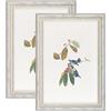YoHyien Set di 2 Cornici Foto Vintage 20x30 cm, Cornici Portafoto Shabby Chic da Parete e Tavola, Quadro Portafoto Decorative da Appendere Al Muro, Orizzontale e Verticale (Bianco, 20 x 30 cm)
