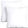 fashion home Pagano Set di 2 Cuscini Imbottiti, Imbottitura con Copertina Bianca in Poliestere Morbido e Traspirante, Ideali per Divano, Letto e Arredo Casa, misura 50x50 cm