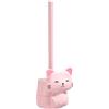 Generic Artefatto Toilette Lavaggio Con Manico Lungo Con Base Per Gatti - Scopino WC Dei Cartoni Animati, Scopino Per WC A Parete Con Manico Lungo | Setole Morbide, Senza Angolo Morto, Per Ba