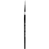Silver Brush Limited Silver Brush Argento-Script Liner-Pennello con Manico Corto, Scoiattolo e Miscela Sintetico, Colore: Nero, Misura 1