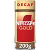 Nescafe NESCAFÉ Gold Decaf Caffè Solubile Decaffeinato, Barattolo 200g