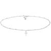 Elli Collana Donne Girocollo Palla Croce Fede di Base in Argento Sterlino 925