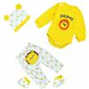 CAMANDY Vestiti per Bambole Reborn da 17-23 pollici, Accessori per vestiti per bambole da 17-23 pollici, Bambole Reborn Vestiti per neonati [Set da 4 pezzi Little Lion]