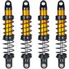 Runup Ammortizzatori in metallo, ammortizzatori RC per 1/10 RC Crawler Auto Axial SCX10 90046 AXI03007 TRX4 TRX6 D90 CC01, 4 pezzi (80 mm)