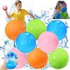 KOKODI Gavettoni Riutilizzabili Magnetici Autosigillanti, Palloncini Acqua Riutilizzabili in Silicone BPA-Free, Bombe d'Acqua per Giochi Acqua Bambini, Spiaggia, Piscina (8PZ)