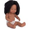 Miniland Bambola ispanica con sindrome di Down (Polybag) - Made in Spain, anatomicamente corretta, qualità, inclusione