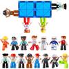 obakaer Grandi figure magnetiche per bambini, 15 pezzi, grandi figure da gioco da 3 pollici, per piastrelle magnetiche, mattoncini magnetici per bambini, giocattolo regalo a partire da 3 4 5 6 7+