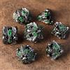 Elifel Dadi Set D&D Metallo 7 pezzi D4 D6 D8 D10 D12 D20 D% 3D Angelo Cavo Poliedrici Dadi per Dungeons and Dragons Pathfinder Warhammer Giochi da Tavolo RPG MTG Giochi