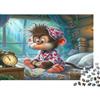 QKZJXNHPWR Scimmia Cartone Puzzle 1000 Pezzi Carta per Adulti Sveglia Puzzle per Famiglia Relax Decorazione Regalo 38x26cm/1000pcs