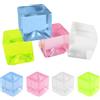 RJQZN 6 Pezzi Cubo da Spremere, Giocattoli Squishy Multicolore per Alleviare lo Stress e Migliorare la Concentrazione, Regalo per Feste, 1.5x1.5 cm