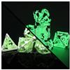 ZHOORQI Set di Dadi DND Gioco di Ruolo, Set di Dadi di ZHOORQI D&D Poliedrici Dice in Metallo usati per Il Gioco da Tavolo Dungeons And Dragons