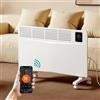 EMKE Riscaldamento elettrico intelligente, a risparmio energetico, 2000 W, termoconvettore elettrico con controllo Wi-Fi e app, termosifone elettrico a risparmio energetico, dispositivo da pavimento o