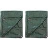 StanSport Telone antistrappo medio da 1,8 m x 2,3 m, verde foresta, polietilene, nero, 1,8 x 2,3 m, confezione da 2