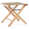 Telami - Regista Sgabello Basso - Collezione Milano - Pieghevole e Leggera - Kaki - Legno Tinto Naturale - Made in Italy - Alta qualità - 53 cm x 49 cm x 43 cm