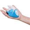 Generico Mini Ferro da Stiro Elettrico Portatile Blu Macchina per Il Trasferimento di Calore con Manico Curvo per Perline Patchwork E Viaggi