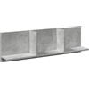 Genérico Mobile a Parete 100x16,5x30 cm Grigio Cemento in Truciolato,Grigio,6.8kg,854862