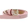 Valentino cintura Emma Winter Belt W95 Cipria/Oro rosa marrone accorciabile reversibile