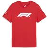 PUMA Maglietta da Bambino Formula 1 Essentials Logo - Rosso - Taglia: 116