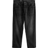 NEXT Jeans da Uomo Taglio Bootcut, 100% Cotone, Pantaloni in Denim Nero Lavato W: 40 / L: 33