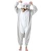 Simzoo Unisex Onesie Pigiama Intero Animali Kigurumi Adulto Carnevale Cosplay Halloween Costume per Donna Uomo Sleepwear