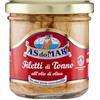 Generico Filetti di tonno all'olio di oliva vaso di vetro 3 barattoli da 150 gr