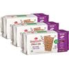 CAIYA 3X Doria Semplicissimi Vegan Crackers di Riso Nero e Semi di Lino Fonte di Fibre 245g [3 Confezioni]