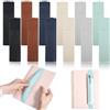 Bremorou Portapenne elastico per notebook 12 pezzi regolabile in pelle PU astuccio con fascia elastica portapenne portatile porta penna per bibbia libro planner raccoglitore scuola ufficio raccoglitori libri
