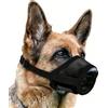 IHLOOTD Museruola per Cane, Museruola per Cani in Nylon,Morbido Rete Traspirante Museruole per Cani,Museruolas Cane Regolabile, Protezione Anti-Morso e Anti-Abbai, per Cani di Taglia Piccola Media Grande (M)