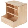 Jiuvaso Rastrelliera per Fieno per Conigli, Mangiatoia per Piccoli Animali, Porta Erba, Rastrelliera per Fieno per Conigli E, 20x10x20 Cm