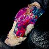 OPAL EMPIRE Fire Opal Gemma, Opale Nero Etiope Naturale Grezzo 10 Ct 22x11 mm