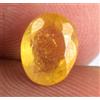 Naturale Ceylon Giallo Zaffiro 1.25 CT Ovale Loose Gemma Certificato B77495