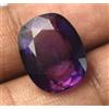 10 CT Naturale Ovale Viola Blu Boysenberry Zaffiro Gemma Certificato C5322