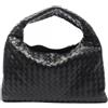 BOTTEGA VENETA HOP Borsa a mano intrecciata 796262V3IV11019 pelle nera NUOVA BV