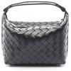 BOTTEGA VENETA MINI WALLACE Borsa a mano intrecciata 754443V3IV18425 pelle Nu...