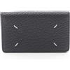 Maison Margiela Card Case SA3VX0008P4455T8013 pelle nero NUOVO unisex