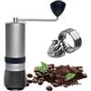 KARL HAUSMANN KARL HASUAMN Macinacaffè Manuale - 40g - Macina Caffè con Meccanismo in Acciaio Regolabile, per Espresso Moka French Press, Macinino Caffè Manuale Robusto, Macina Caffè Compatto da Viaggio