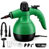 AKPIAN Pulitore a vapore a mano, 1050 W, arma miracolosa senza sostanze chimiche contro grasso, calcare e batteri, set di 10 accessori per fughe, fornelli, finestre, bagno, auto e tappezzeria