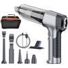 DGOINGPI Aspirapolvere per auto Aspirapolvere per auto Aspirapolvere senza fili senza fili ad aspirazione potente Macchina per la pulizia dell'aspirapolvere portatile portatile aspirabriciole(Silver Set)