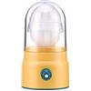 Mtlavishness Shaker manuale per uova, frullatore per albume e tuorlo, facile da usare, creatore per uova dorate, per, con principio della forza centrifuga, miscelazione in 10 (Gialla)