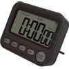 Taikemeti Timer per conto alla rovescia, timer da cucina, cronometro digitale magnetico con ampio display a LED, promemoria acustico per studio, cucina, esercizio, timer in classe per bambini (nero)