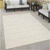 Paco Home Per interni ed esterni, per terrazza e balcone, anti-intemperie, scandinavo, Dimensione:80x150 cm, Colore:Crema
