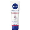 NIVEA (BEIERSDORF SpA) Nivea Crema Mani Riparatrice 3in1 100 ml, Crema mani secche e screpolate con Dexpanthenolo idratante