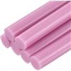 QUARKZMAN 6Pz Stick Colla a Caldo Mini per Pistola per Colle 7mm x 100mm Colla a Caldo Bastoncini Piccoli Ricariche, Rosa Pallido