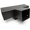 DEVALLEY Kit di staffe inclinate per tetto pergolato, confezione da 2, staffe angolari a 4 vie a 15 gradi ad angolo retto per legname da 4 x 4 (attuale: 8,9 x 8,9 cm) per padiglioni, gazebo, portici