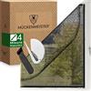 MÜCKENMEISTER® Zanzariera Finestra (120x240 cm, nera) in fibra di vetro - Zanzariera con Velcro - Zanzariere per Finestre ritagliabile - Zanzariera Velcro per finestre con nastro adesivo