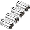 Kozelo 4pz 6 Punti Basso Presa 1/4 Pollici x 10mm Square Drive CR-V Acciaio | per Auto Meccanico Attrezzatura Riparazione Uso, Metrico Dimensioni