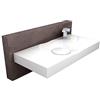 Bernstein Lavabo da parete BS6059 in bianco - 100 x 48 x 10 cm